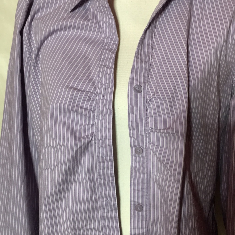 Lavender Button Down, Nwot, Xl - image 2
